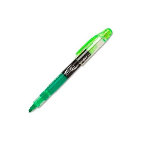 Integra Integra Liquid Highlighter, Chisel Tip, Fluorescent Green Ink, Dozen 33314